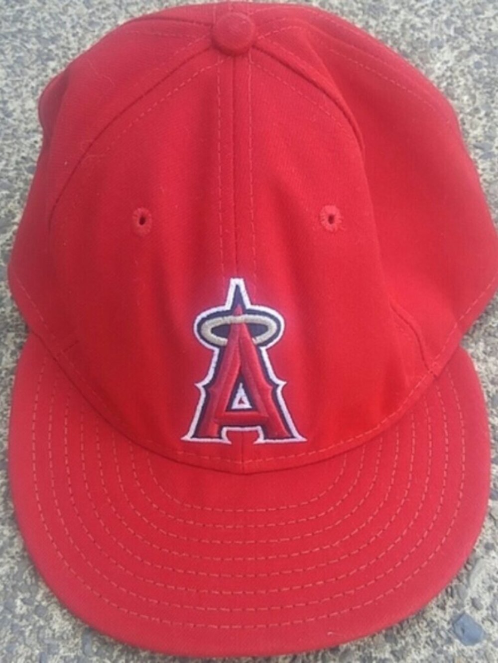 New Era 59Fifty SZ 7.5 Los Angeles Angels Vintage Baseball Cap
